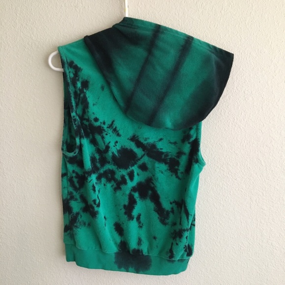 Tie-dye terrycloth vest - Picture 4 of 16